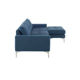 Nuevo Colyn Sectional Sofa - Brushed Stainless Steel