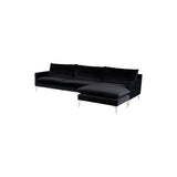 Nuevo Anders Sectional Sofa - Silver Legs