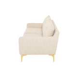 Nuevo Anders Sofa - Gold Legs