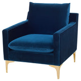 Nuevo Anders Lounge Chair - Gold Legs