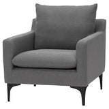 Nuevo Anders Lounge Chair - Black Legs