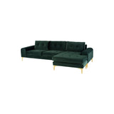 Nuevo Colyn Sectional Sofa - Gold  Legs