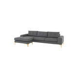 Nuevo Colyn Sectional Sofa - Gold  Legs