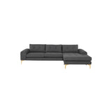 Nuevo Colyn Sectional Sofa - Gold  Legs