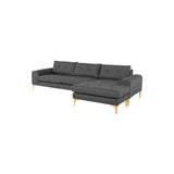 Nuevo Colyn Sectional Sofa - Gold  Legs