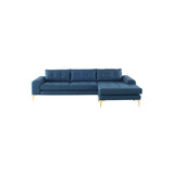 Nuevo Colyn Sectional Sofa - Gold  Legs