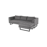 Nuevo Matthew Sectional Sofa - Black Legs