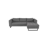 Nuevo Matthew Sectional Sofa - Black Legs