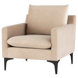 Nuevo Anders Lounge Chair - Black Legs