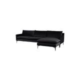 Nuevo Anders Sectional Sofa - Black Legs