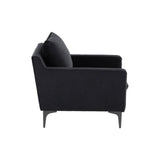 Nuevo Anders Lounge Chair - Black Legs