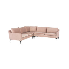 Nuevo Anders 2 Arm Sectional  - Black Legs