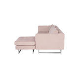 Nuevo Matthew Sectional Sofa - Stainless Steel