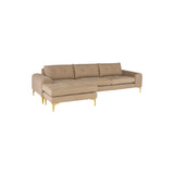 Nuevo Colyn Sectional Sofa - Gold  Legs