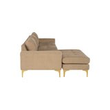 Nuevo Colyn Sectional Sofa - Gold  Legs