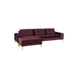 Nuevo Colyn Sectional Sofa - Gold  Legs