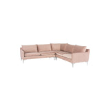 Nuevo Anders 2 Arm Sectional  - Brushed Steel