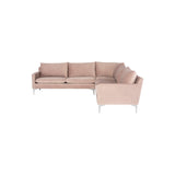 Nuevo Anders 2 Arm Sectional  - Brushed Steel