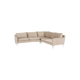 Nuevo Anders 2 Arm Sectional  - Brushed Steel