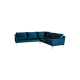 Nuevo Anders 2 Arm Sectional  - Brushed Steel