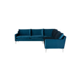 Nuevo Anders 2 Arm Sectional  - Brushed Steel