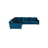 Nuevo Anders 2 Arm Sectional  - Brushed Steel