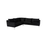 Nuevo Anders 2 Arm Sectional  - Brushed Steel