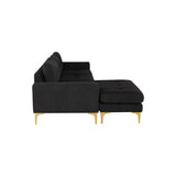 Nuevo Colyn Sectional Sofa - Gold  Legs