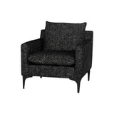 Nuevo Anders Lounge Chair - Black Legs