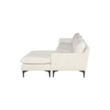 Nuevo Anders Sectional Sofa - Black Legs