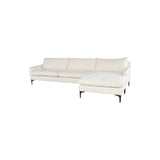 Nuevo Anders Sectional Sofa - Black Legs