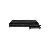 Nuevo Anders Sectional Sofa - Black Legs