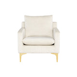 Nuevo Anders Lounge Chair - Gold Legs