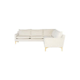 Nuevo Anders 2 Arm Sectional  - Gold Legs