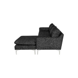 Nuevo Anders Sectional Sofa - Silver Legs