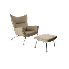 Mod Made Classic Lounge Chair and Ottoman