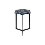 Moe's Hexagon Agate Accent Table