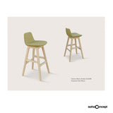 Sohoconcept Pera Wood Bar Stool - Beech