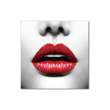 J&M Premium Acrylic Wall Art - Red Lips