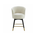 Liana  Velvet Swivel Stool