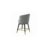 Liana  Velvet Swivel Stool