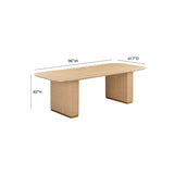 Akiba 96" Rectangular Dining Table