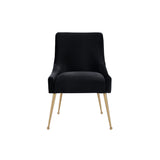 TOV Beatrix Velvet Side Chair - Gold