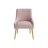 TOV Beatrix Velvet Side Chair - Gold