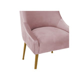 TOV Beatrix Velvet Side Chair - Gold