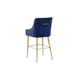 Beatrix  Velvet Counter Stool - Gold Legs