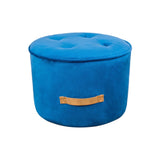 TOV Luna Velvet Ottoman