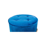 TOV Luna Velvet Ottoman