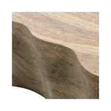 Slab Faux Travertine Coffee Table