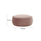 Rylee  Velvet Ottoman